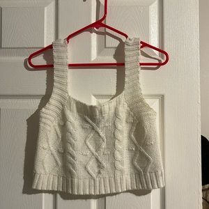 This is a wool crop top